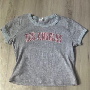 Full Tilt Gray and Red Kids Tee